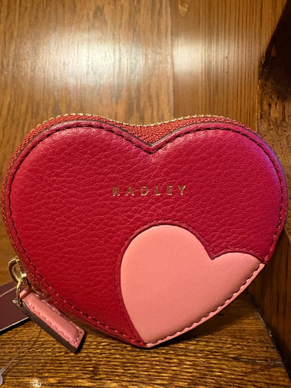 NWT-Radley London-SET-My Love❤️Heart🩷Med Zip Wallet & Sm Zip Coin Purse-Red-$176 - Picture 10 of 16